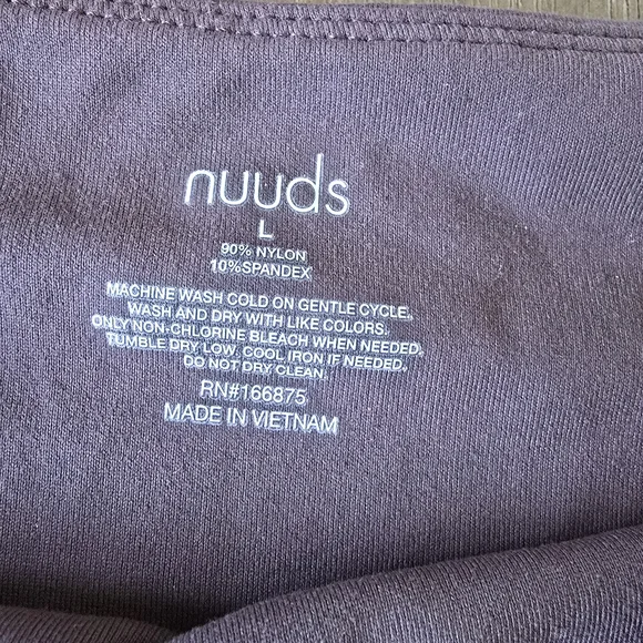 Nuuds Chocolate Brown Off-Shoulder Bodysuit - Picture 2 of 3